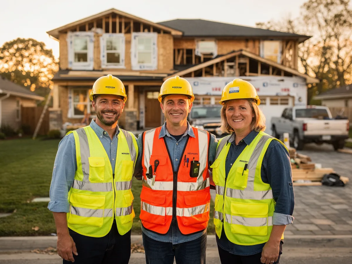 Summit Ridge construction crew on a jobsite
